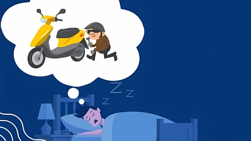 Mơ thấy mất xe rồi khóc