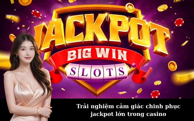 Trải nghiệm cảm giác chinh phục jackpot lớn trong casino