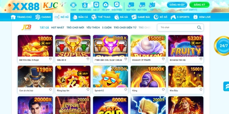 Các chính sách ưu đãi nổ hũ XX88 hấp dẫn