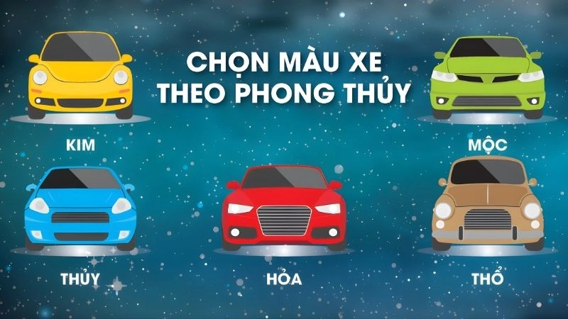 Màu xe hợp mệnh 
