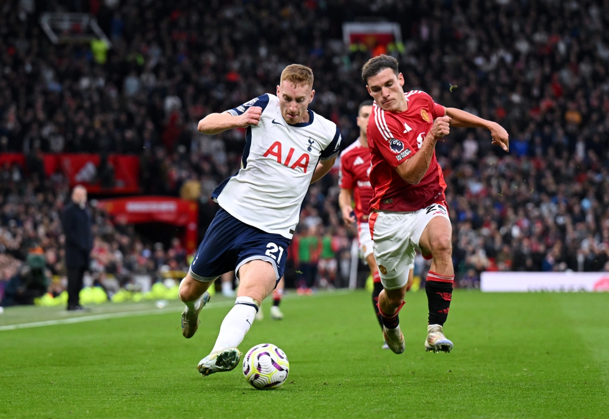 Tỷ số trực tiếp Tottenham vs Man Utd hôm nay 