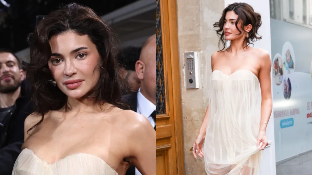 Kylie Jenner trong phong cách nữ tính thanh lịch