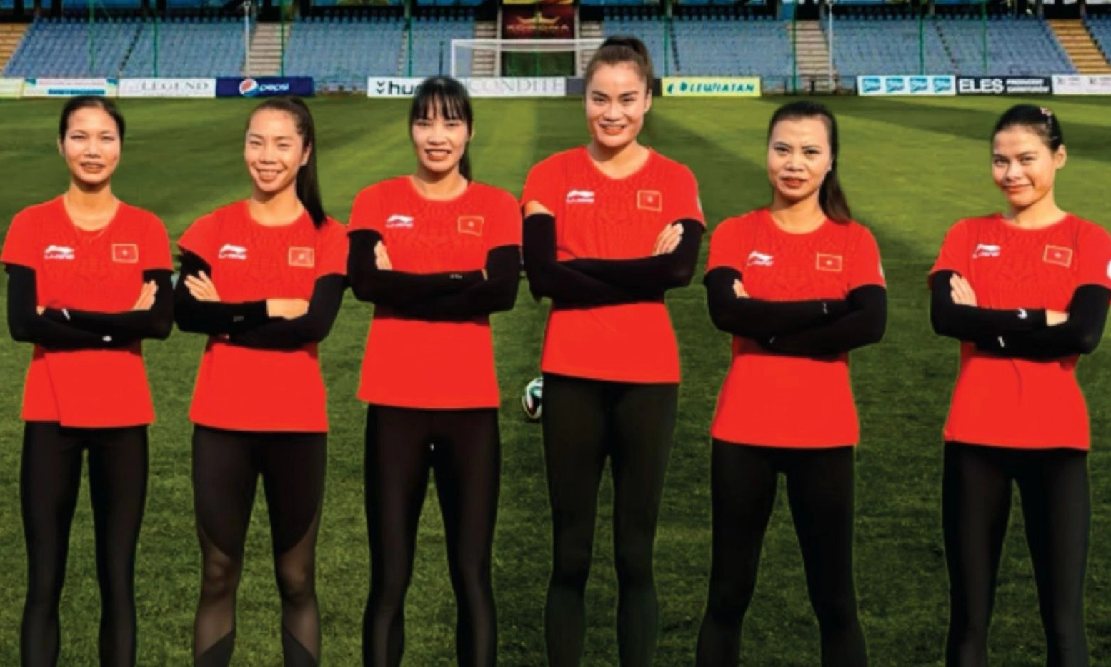 Tổ tiếp sức 4x400m nữ của tuyển điền kinh Việt Nam Vận động viên Quách Thị Lan