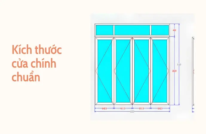 Bí quyết chọn kích thước cửa chính theo phong thủy đón tài lộc