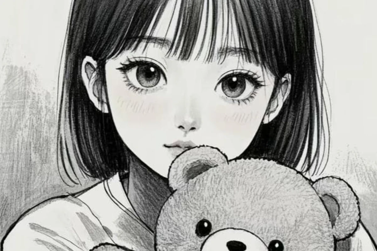 Avatar Anime Nữ Đen Trắng: Lời Thì Thầm Của Tâm Hồn Trầm Lặng