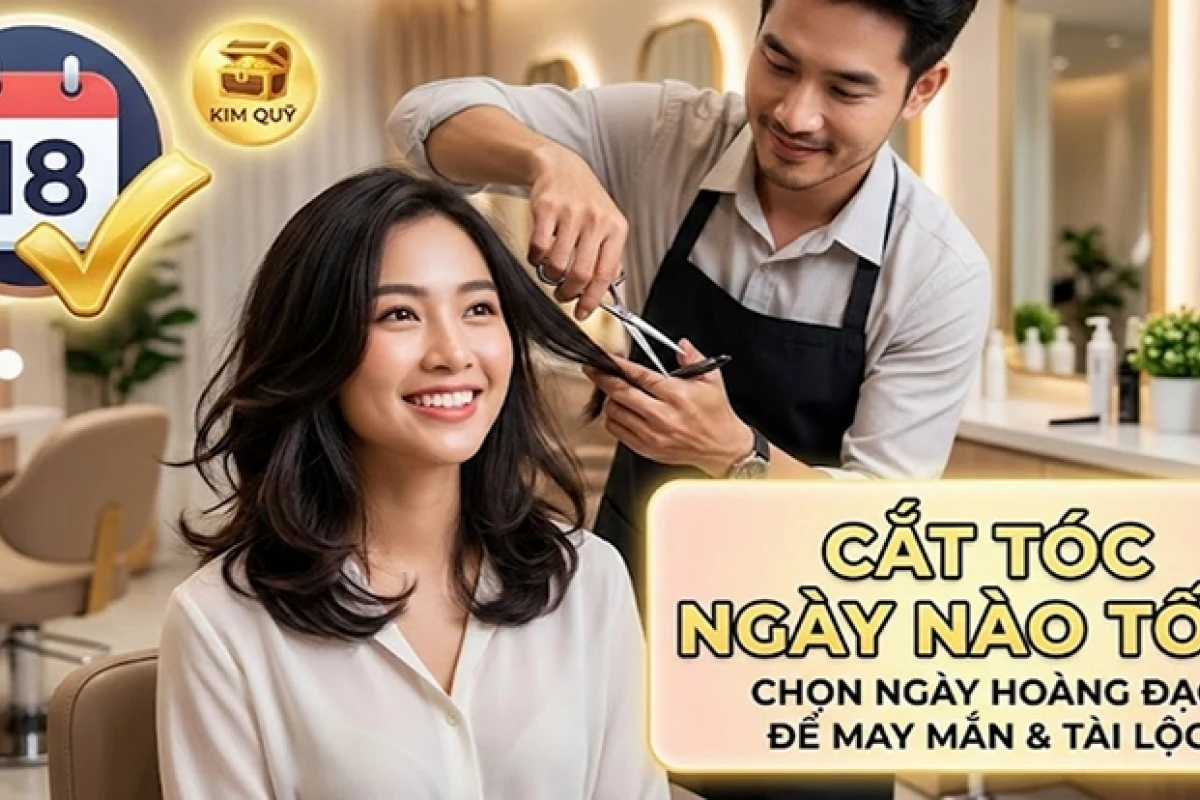 Cắt Tóc Phong Thủy Năm 2026: Chọn Ngày Lành Rước May Mắn