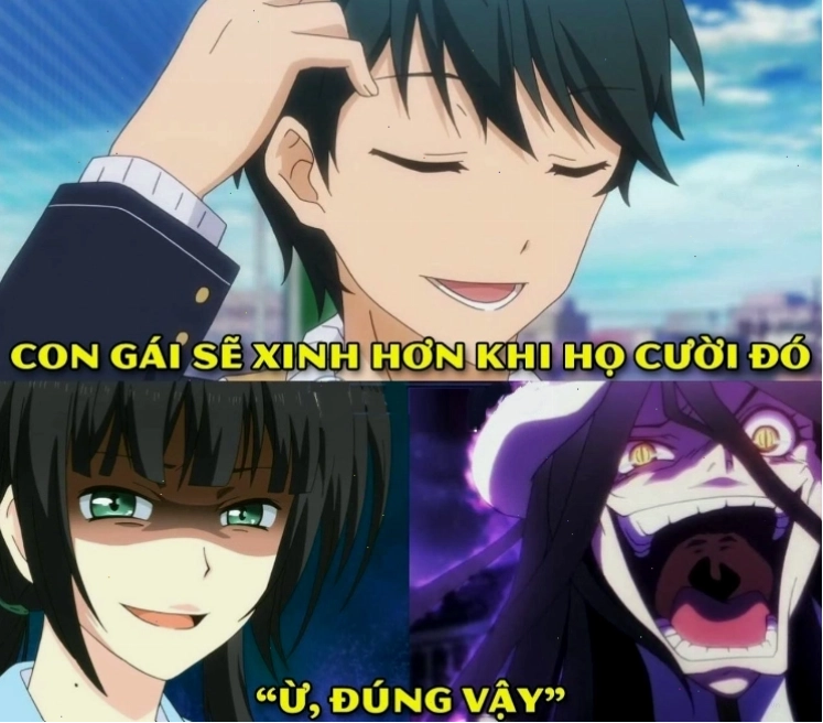 Ảnh chế anime cười bể bụng