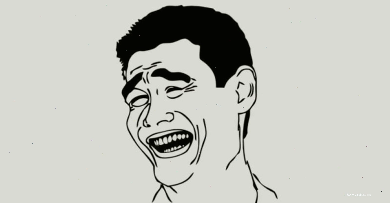 Ảnh meme avatar hài hước với biểu cảm độc đáo