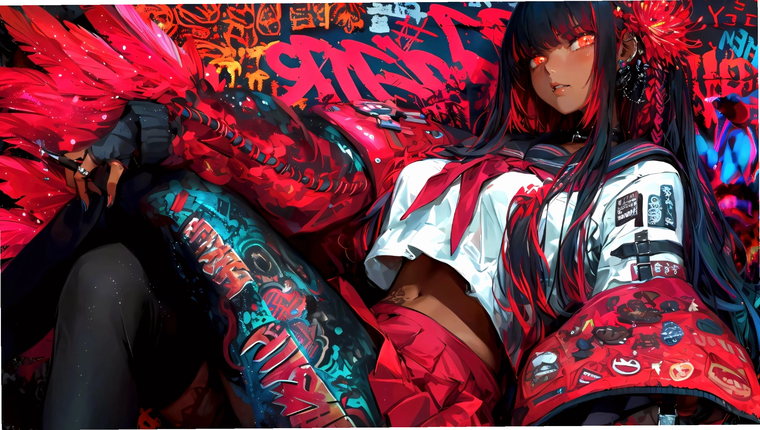 Avatar anime nam với mái tóc đen và biểu cảm trầm tư