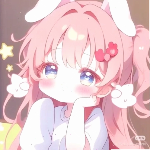 Avatar anime nữ cute tông pastel nhẹ nhàng, trong trẻo
