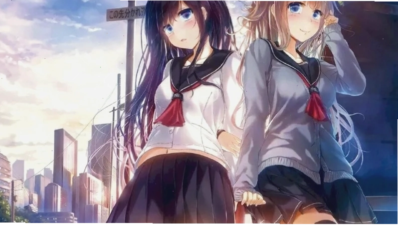 Avatar anime nữ với ánh mắt sâu lắng thể hiện tâm trạng buồn