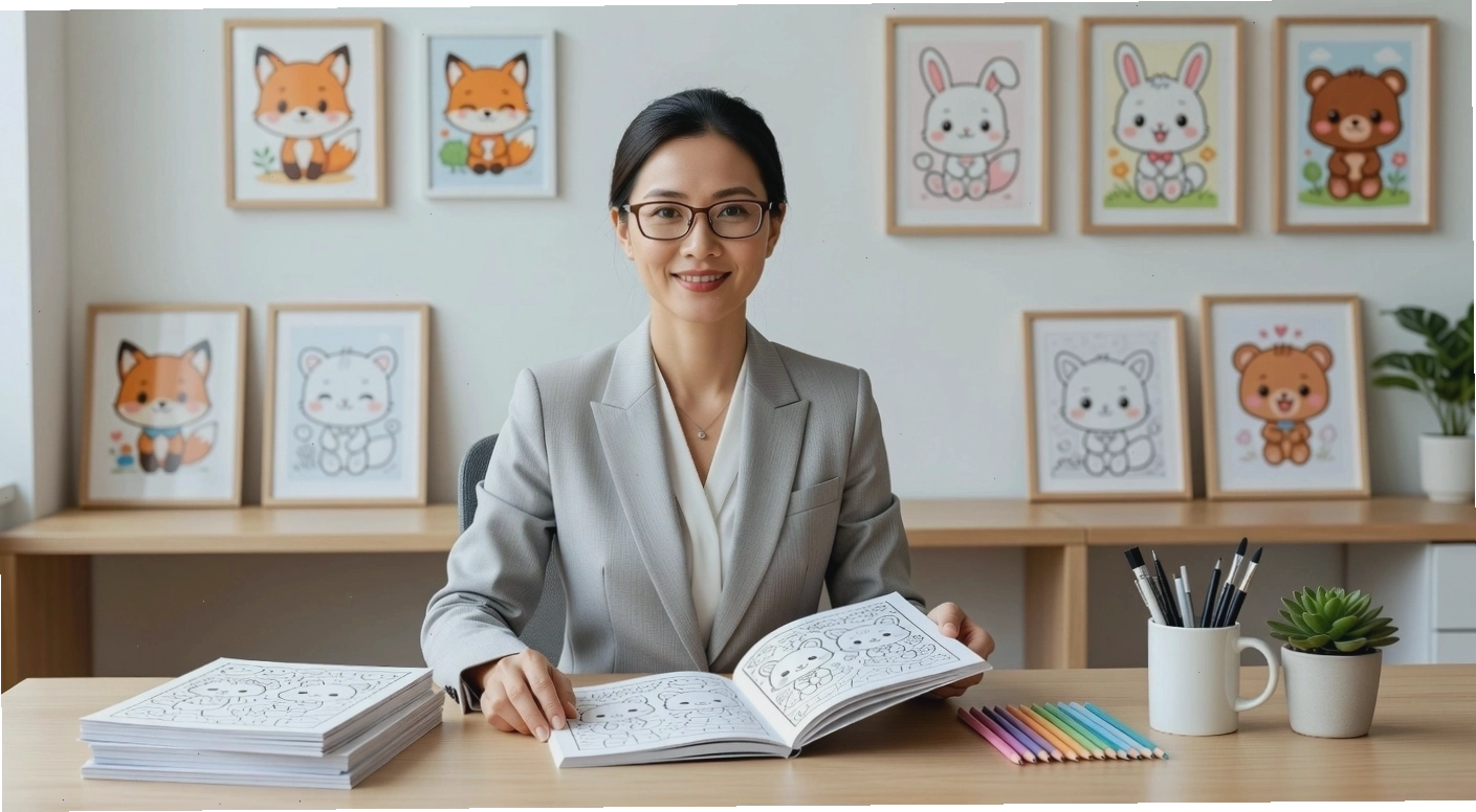 Avatar của nhân vật Phương Anh theo phong cách anime chibi