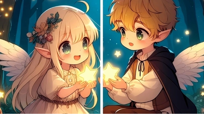 Avatar đôi anime hành động thể hiện sự mạnh mẽ của cặp đôi