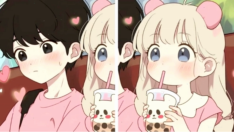 Avatar đôi anime thể hiện sự đồng điệu trong tâm hồn