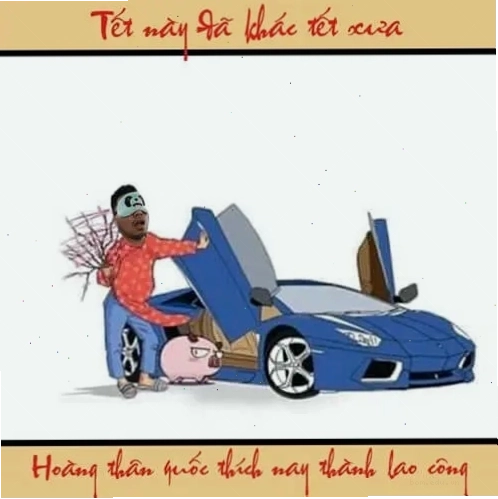 Avatar meme tết 2024 đáng yêu