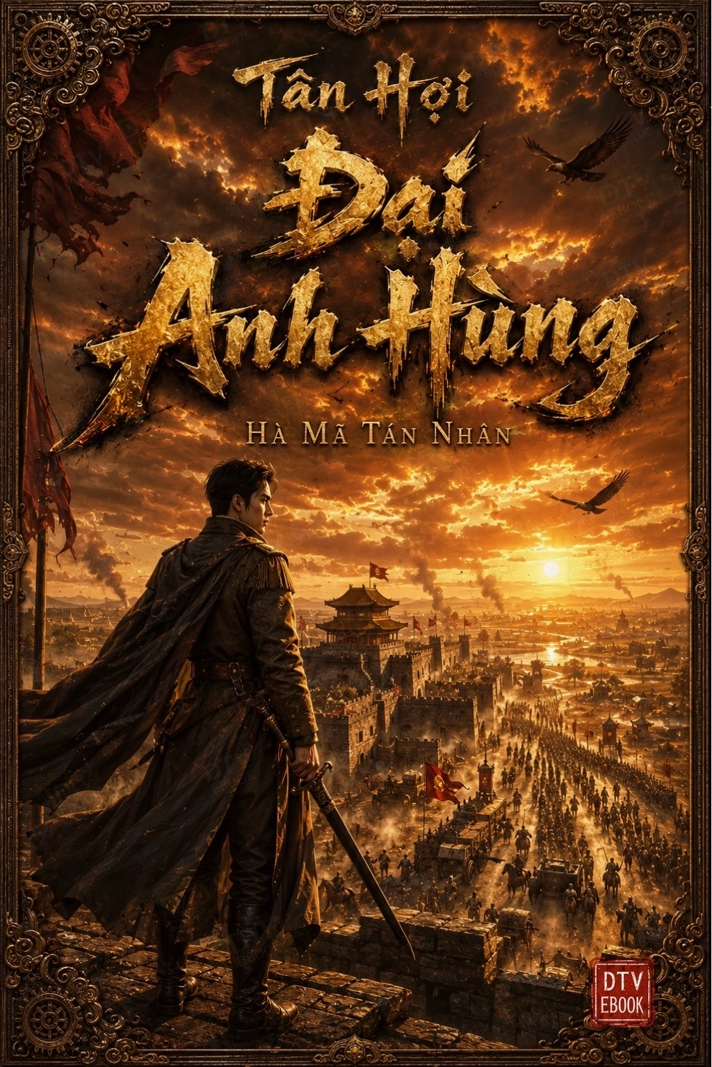 Bìa sách Tân Hợi Đại Anh Hùng, liên quan đến các nhân vật lịch sử và vận mệnh