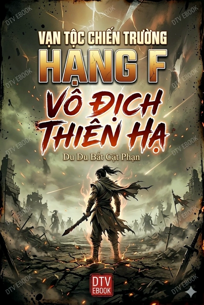 Bìa sách Vạn Tộc Chiến Trường, thể hiện sự cạnh tranh và định mệnh