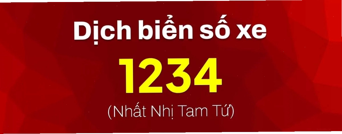 Biển số xe 1234 được coi là biển số xe đẹp mang ý nghĩa về sự phát triển và trường tồn