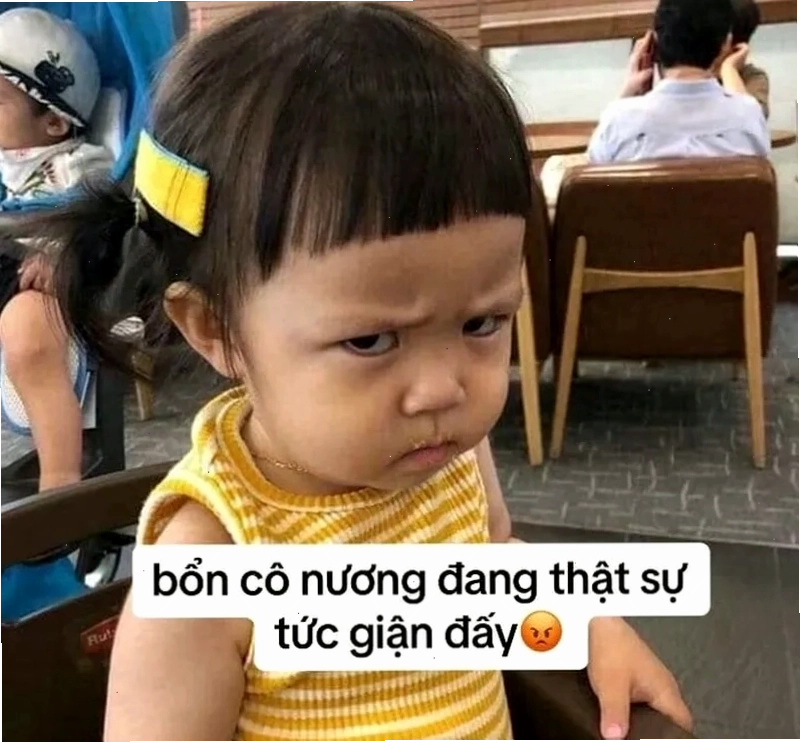 Biểu cảm bá đạo hôm nay là meme giận