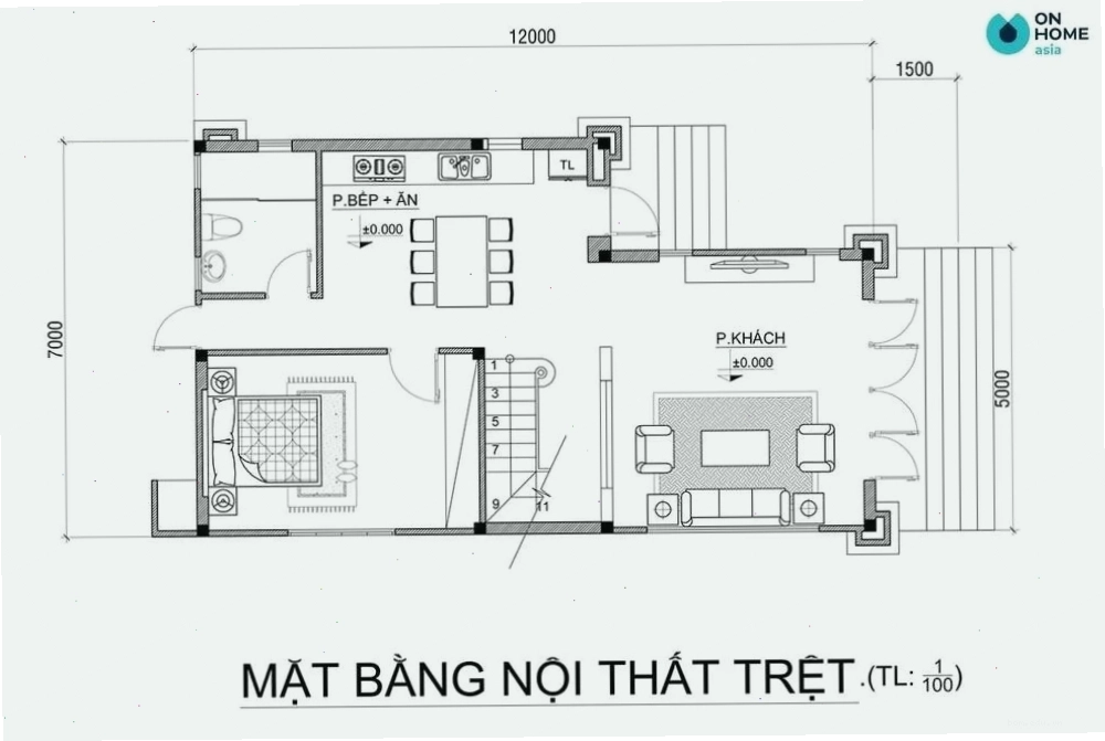 Bố trí cửa chính hợp phong thủy nhà ở