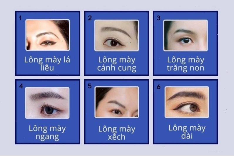 Các dáng mày đẹp, phong thủy tốt ở phụ nữ