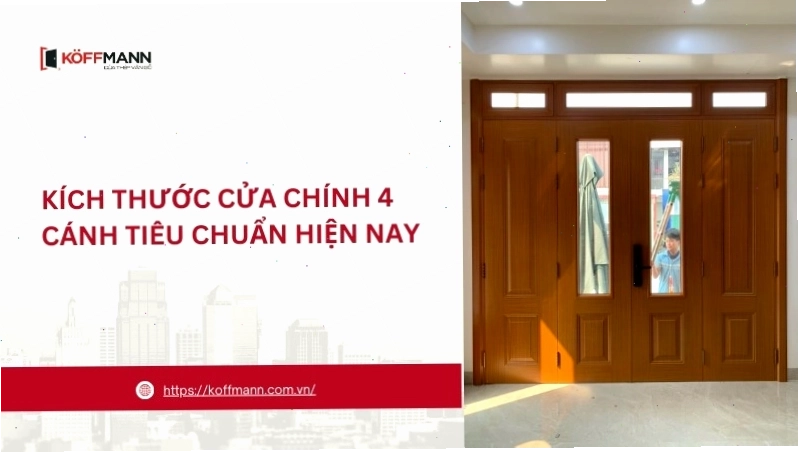 Các loại cửa chính phổ biến trên thị trường