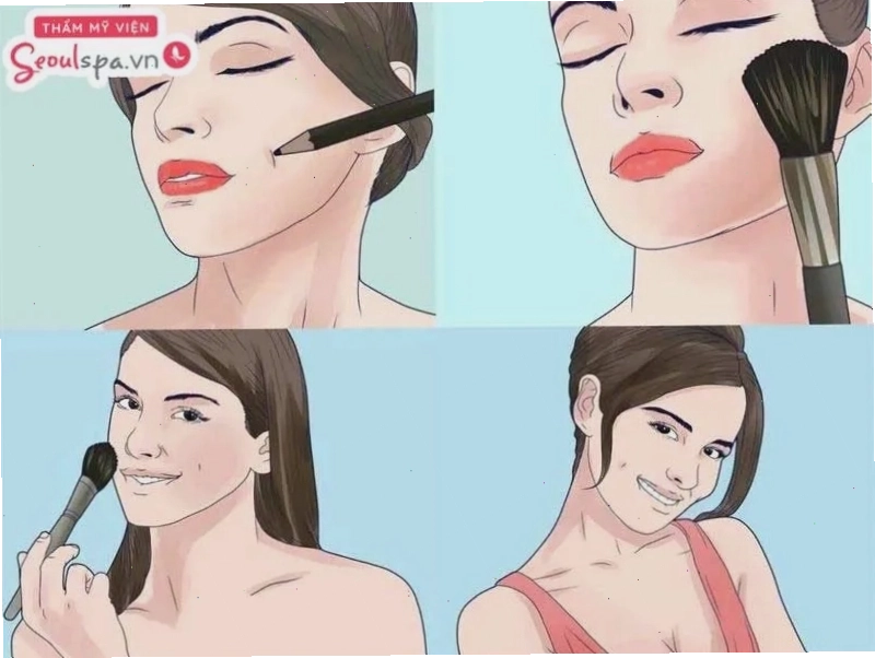 Cách tạo má lúm đồng tiền tạm thời