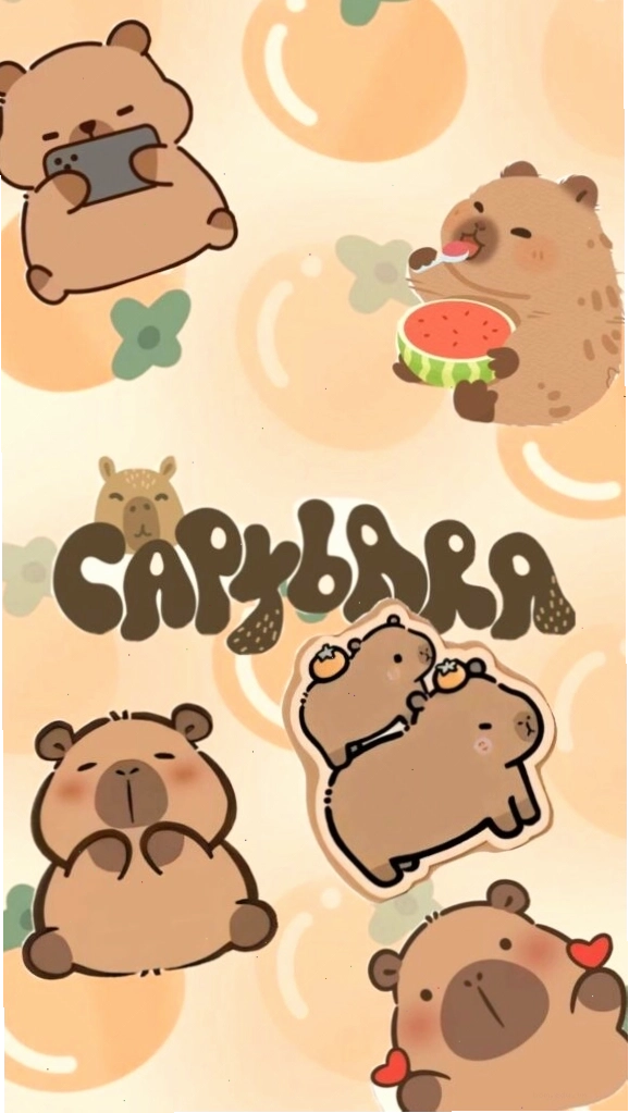Capybara lạc giữa vườn cam với vẻ mặt ngơ ngác