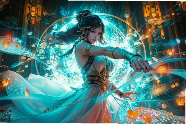 Cô gái hoạt hình dễ thương với phong cách chibi