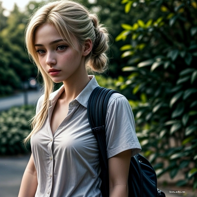 Cô gái với phong cách trang điểm nhẹ nhàng và tự nhiên