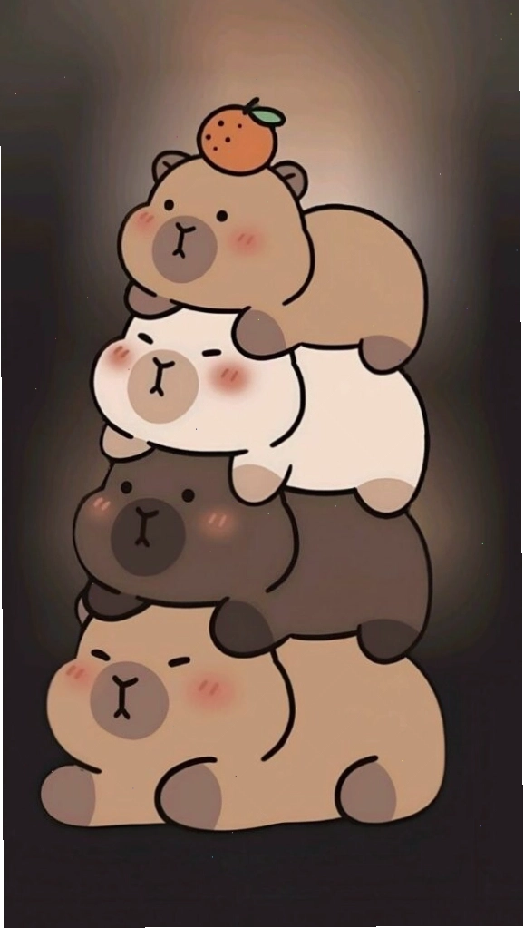 Đàn Capybara chồng chất đáng yêu làm avatar hài
