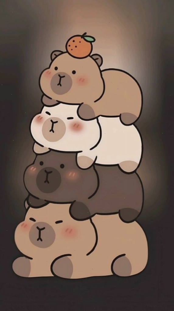 Đàn capybara chồng chất trong bóng tối