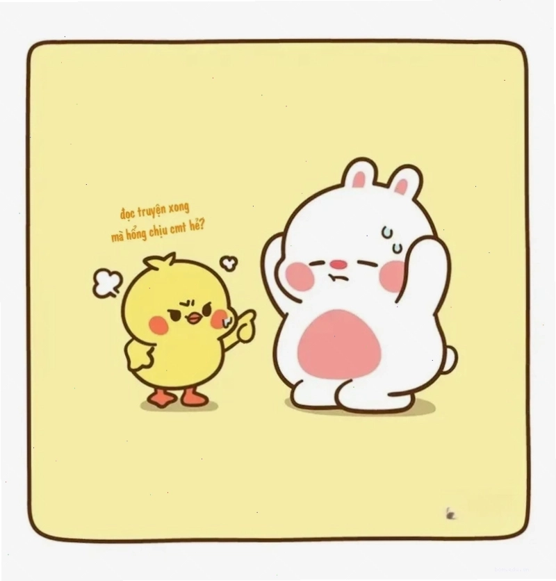 Gà meme cute dễ thương, vui nhộn và meme gà con
