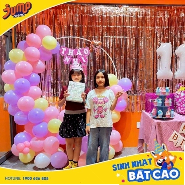 Jump Arena - Địa điểm tuyệt vời tổ chức sinh nhật cho trẻ em