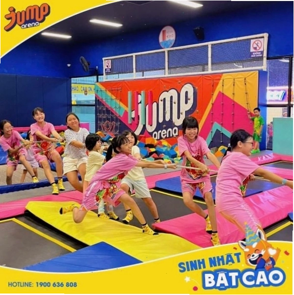 Jump Arena - Địa điểm tuyệt vời tổ chức sinh nhật cho trẻ em