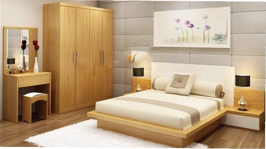 Kê đầu giường ngủ sát vào tường tạo cảm giác an toàn