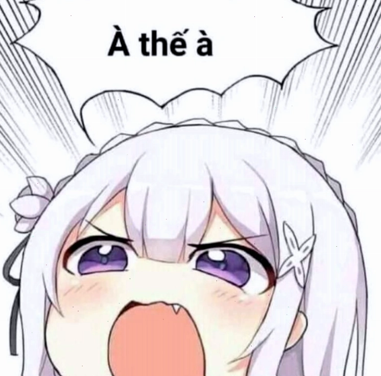 Meme anime đáng yêu với các nhân vật dễ thương