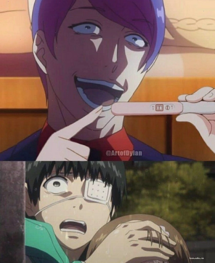 Meme anime dỗi đáng yêu