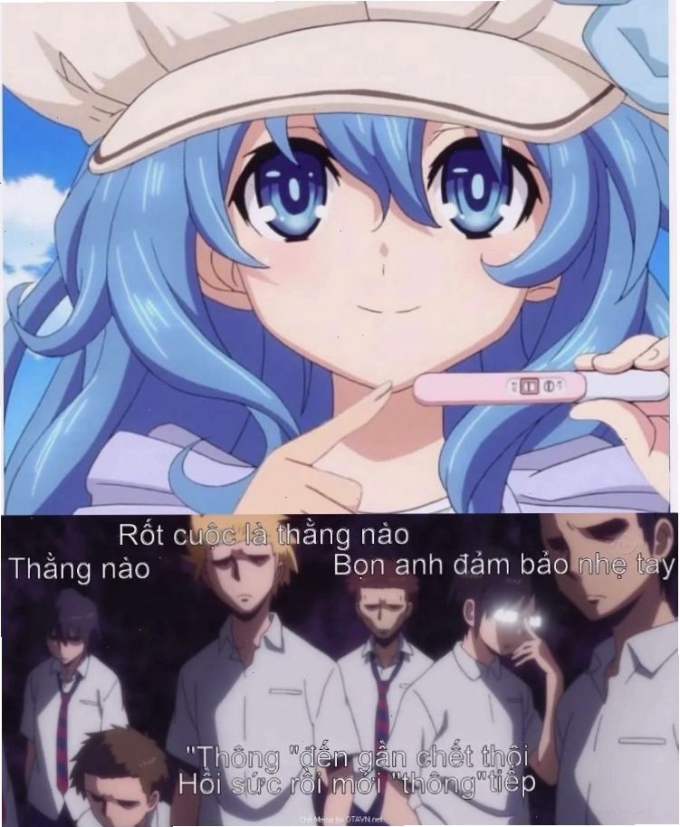 Meme anime hài hước tạo trào lưu