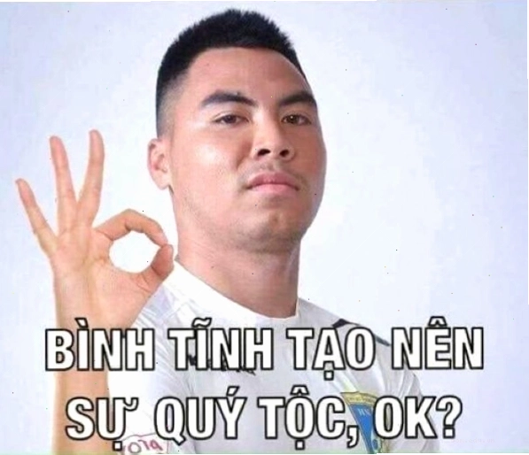 Meme bình tĩnh gửi gắm thông điệp ôn hòa