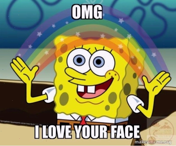 Meme OMG với hình ảnh SpongeBob