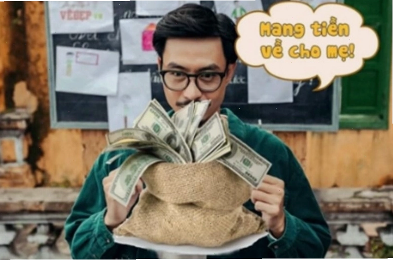 Meme xin tiền mã QR sáng tạo