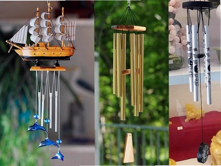 Nhiều vị trí treo chuông gió phong thủy trong nhà mang lại ý nghĩa khác nhau