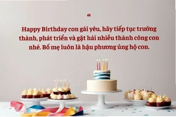 Những lời chúc sinh nhật đơn giản mà hay nhất 2026