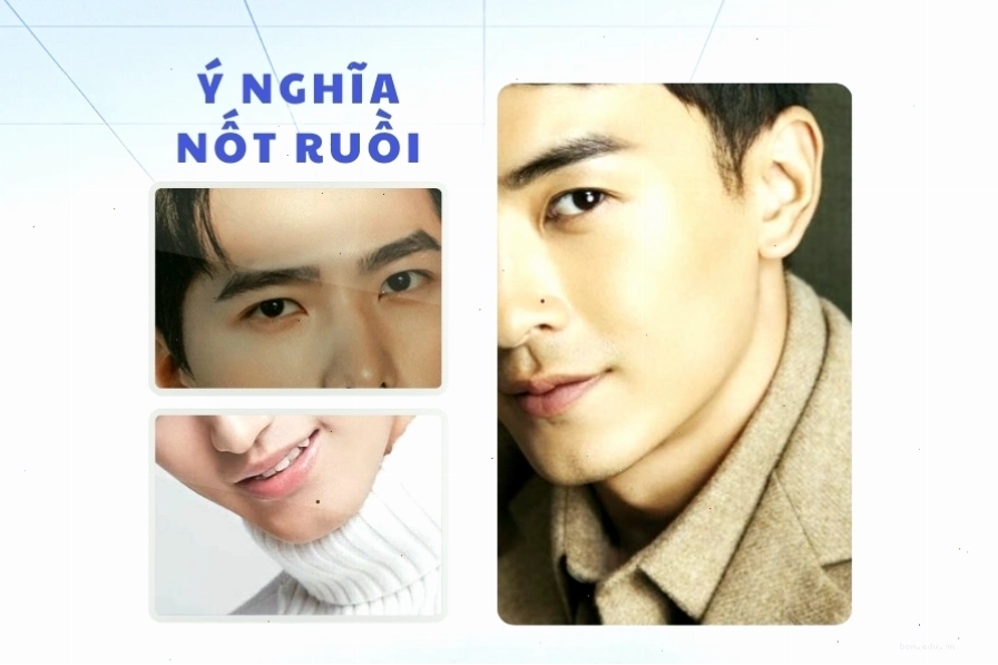 Phân tích các nốt ruồi trên mặt đàn ông