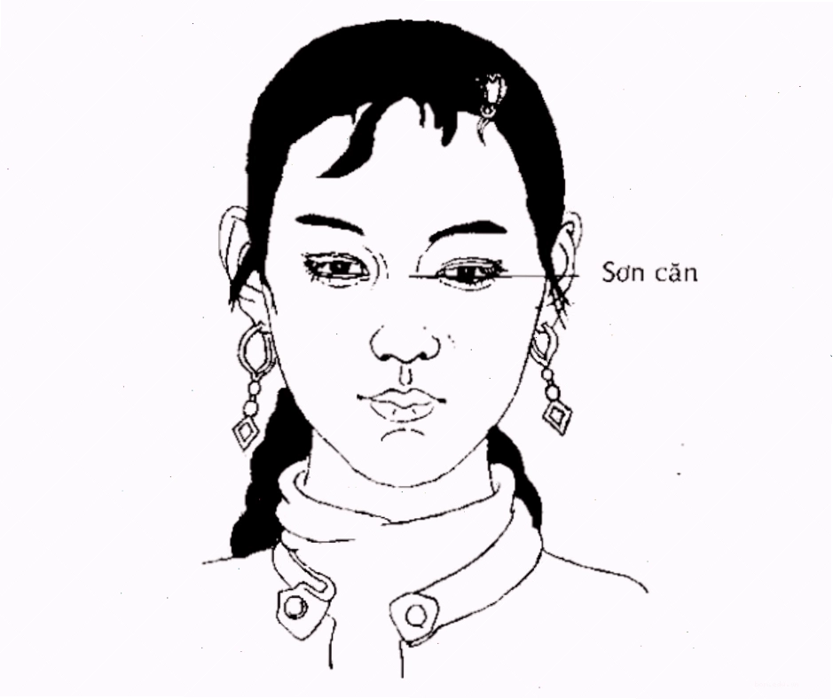 Phân tích dáng mũi qua vùng sơn căn trong nhân tướng học