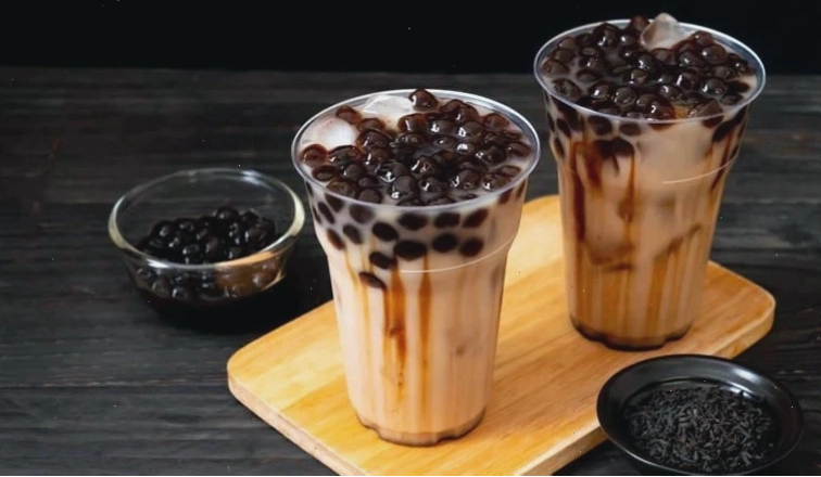 Thành phẩm sau khi làm trân châu đường đen