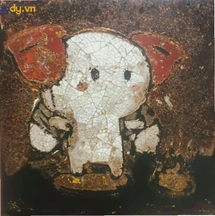 Thỏ bảy màu meme thể hiện sự vui vẻ, phấn khích