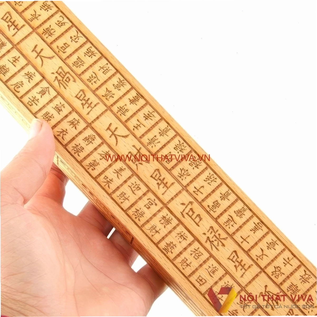 Thước gỗ Lỗ Ban được sử dụng trong đo đạc xây dựng