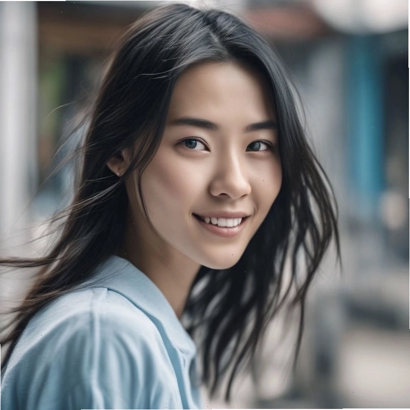 Tướng mũi lân với đầu mũi to tròn và cánh mũi đầy đặn